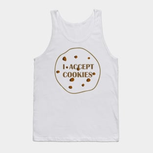 I Accept Cookies Tank Top